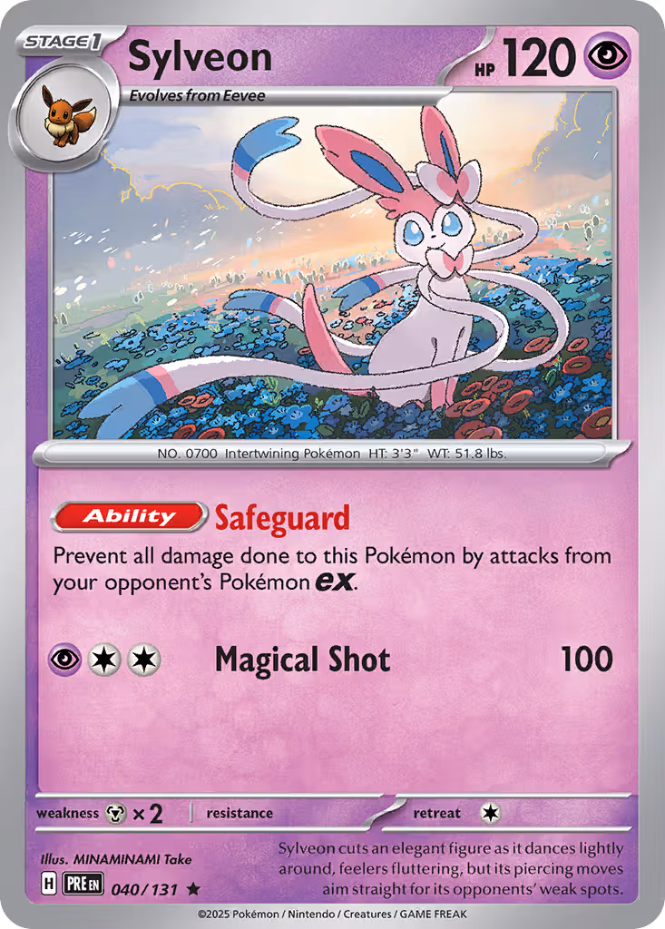 Sylveon 40/131 Pokemon card