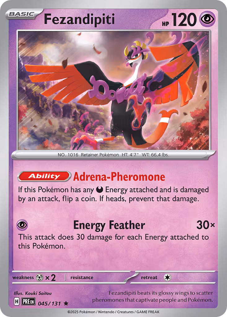 Fezandipiti 45/131 Pokemon card