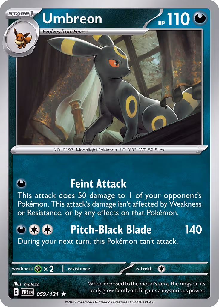 Umbreon 59/131 Pokemon card