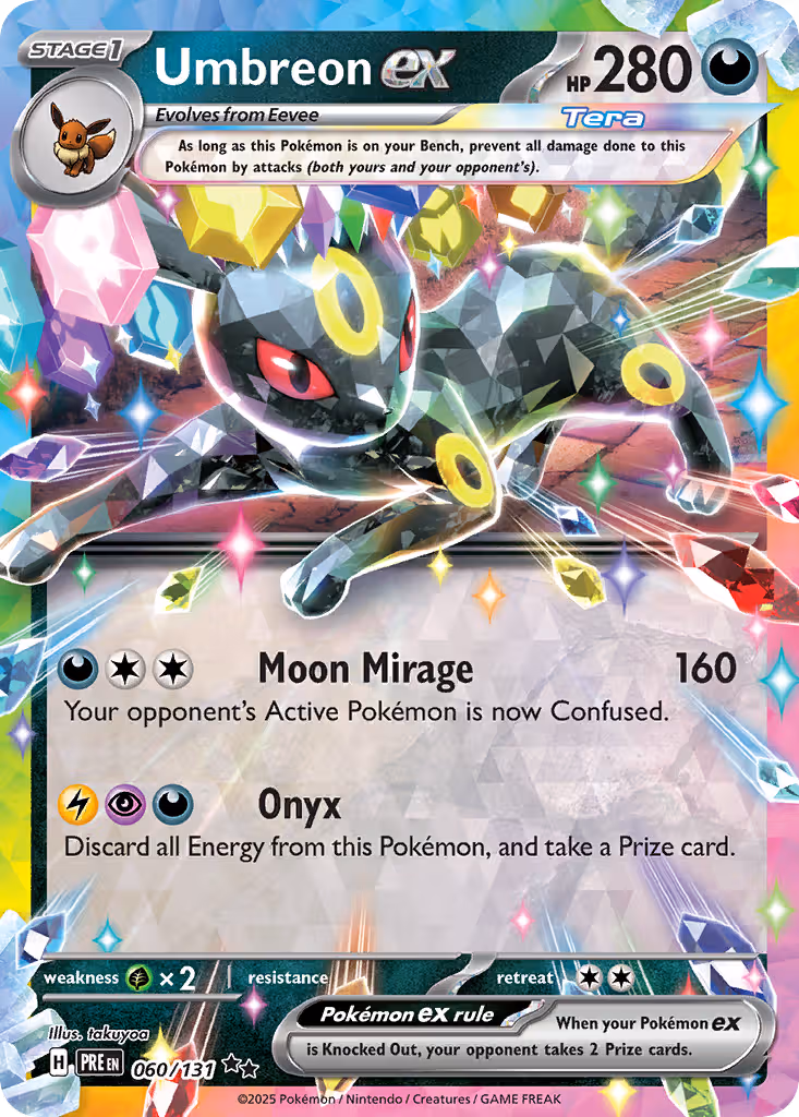 Umbreon ex 60/131 Pokemon card