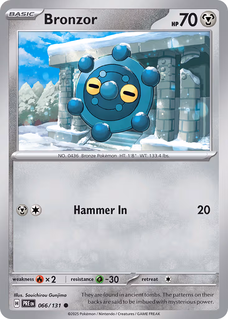 Bronzor 66/131 Pokemon card