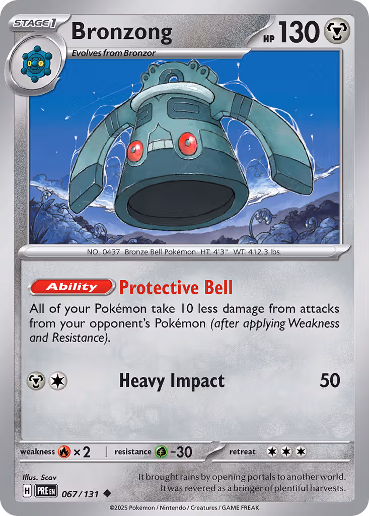 Bronzong 67/131 Pokemon card