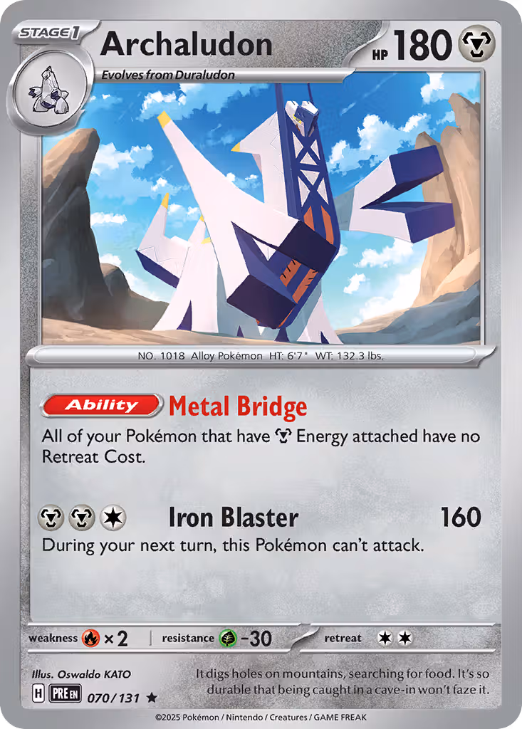 Archaludon 70/131 Pokemon card