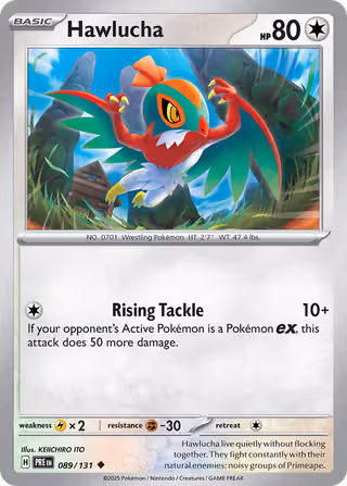 Hawlucha 89/131 Pokemon card