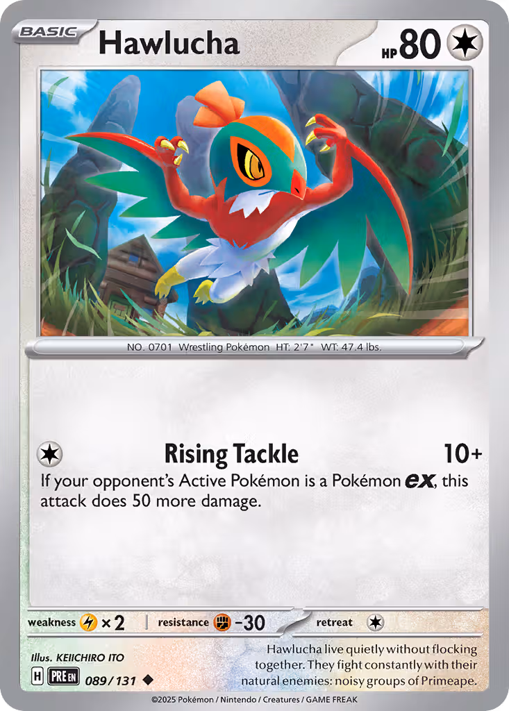 Hawlucha 89/131 Pokemon card
