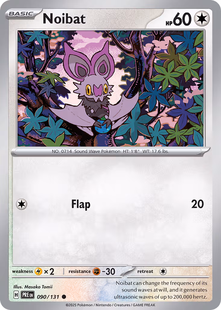 Noibat 90/131 Pokemon card