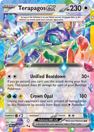 Terapagos ex 92/131 Pokemon card