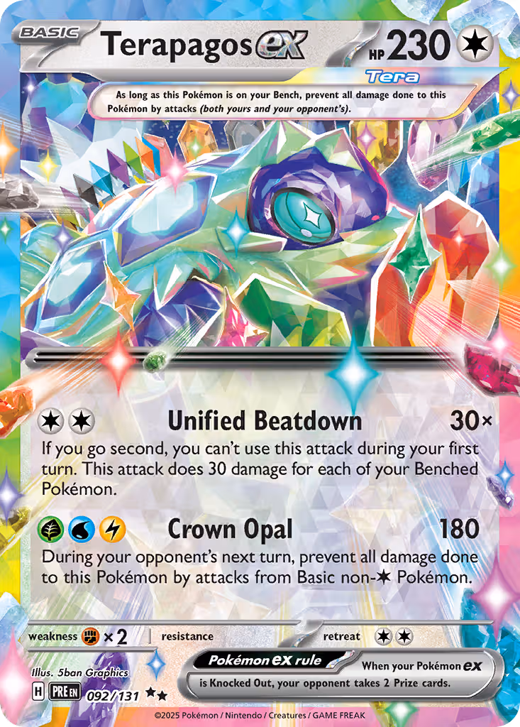 Terapagos ex 92/131 Pokemon card