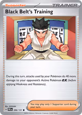 Black Belt's Training 96/131 Pokemon card