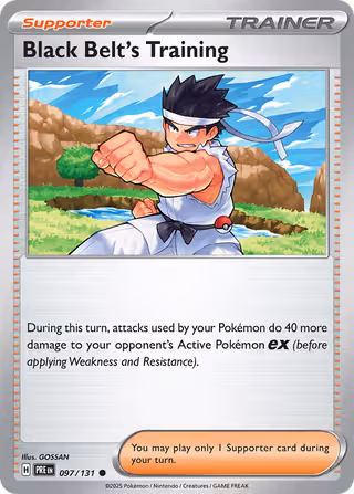 Black Belt's Training 97/131 Pokemon card