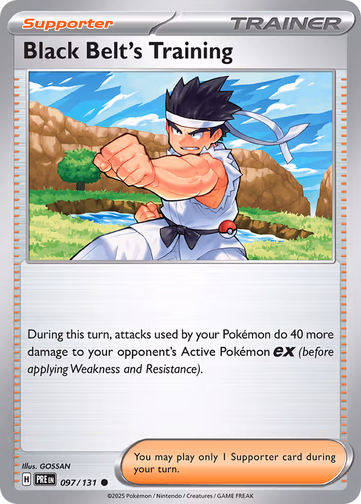 Black Belt's Training 97/131 Pokemon card