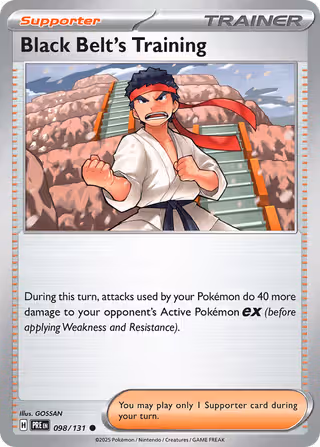 Black Belt's Training 98/131 Pokemon card
