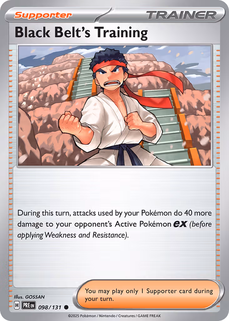 Black Belt's Training 98/131 Pokemon card