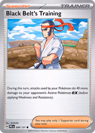 Black Belt's Training 99/131 Pokemon card