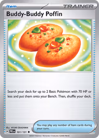 Buddy-Buddy Poffin 101/131 Pokemon card