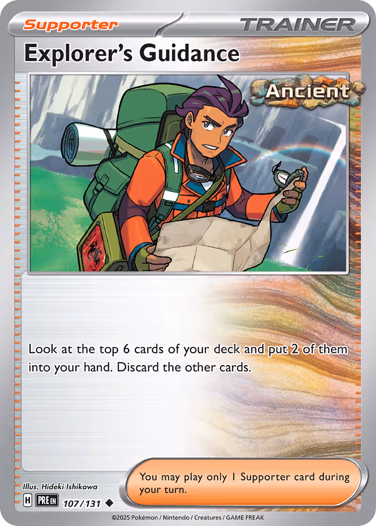 Explorer's Guidance 107/131 Pokemon card