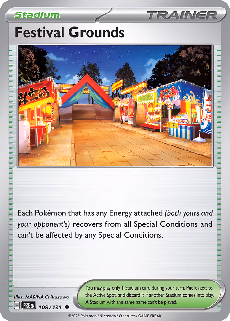 Festival Grounds 108/131 Pokemon card