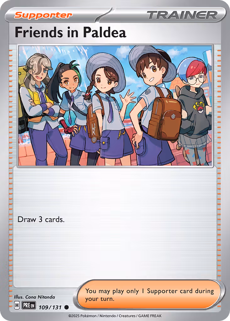 Friends in Paldea 109/131 Pokemon card