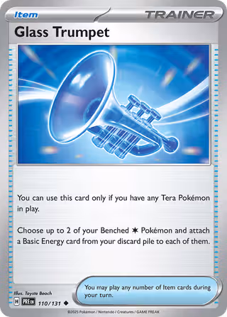 Glass Trumpet 110/131 Pokemon card