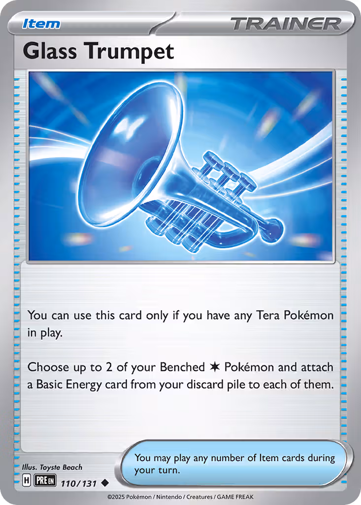 Glass Trumpet 110/131 Pokemon card