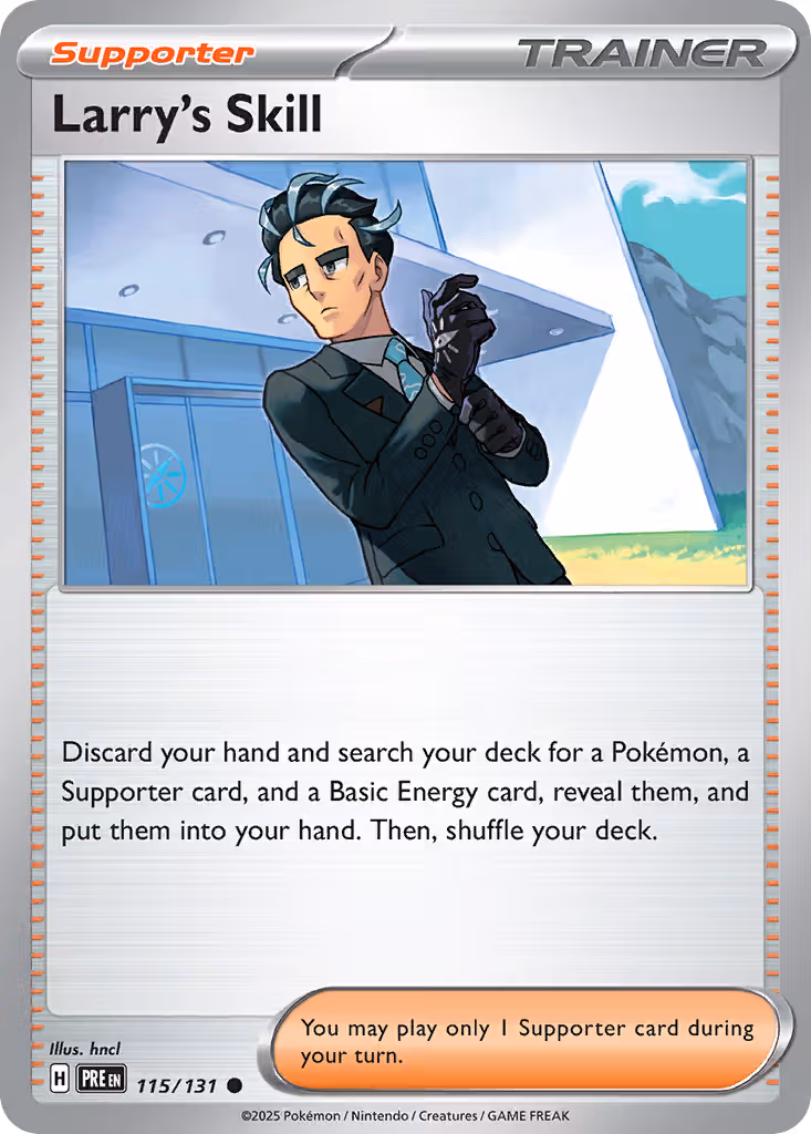 Larry's Skill 115/131 Pokemon card