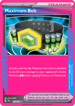 Maximum Belt 117/131 Pokemon card