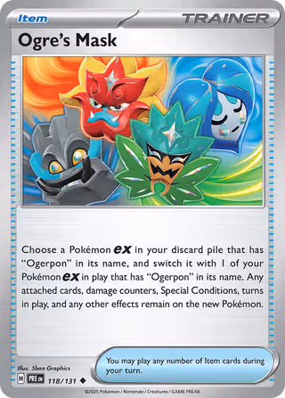Ogre's Mask 118/131 Pokemon card