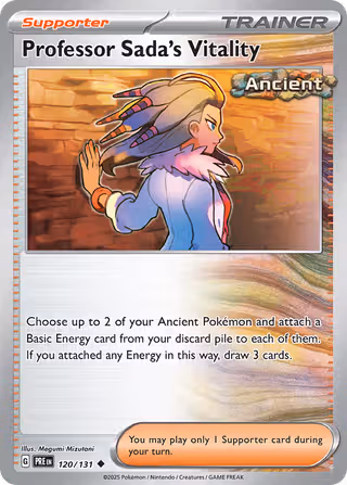 Professor Sada's Vitality 120/131 Pokemon card