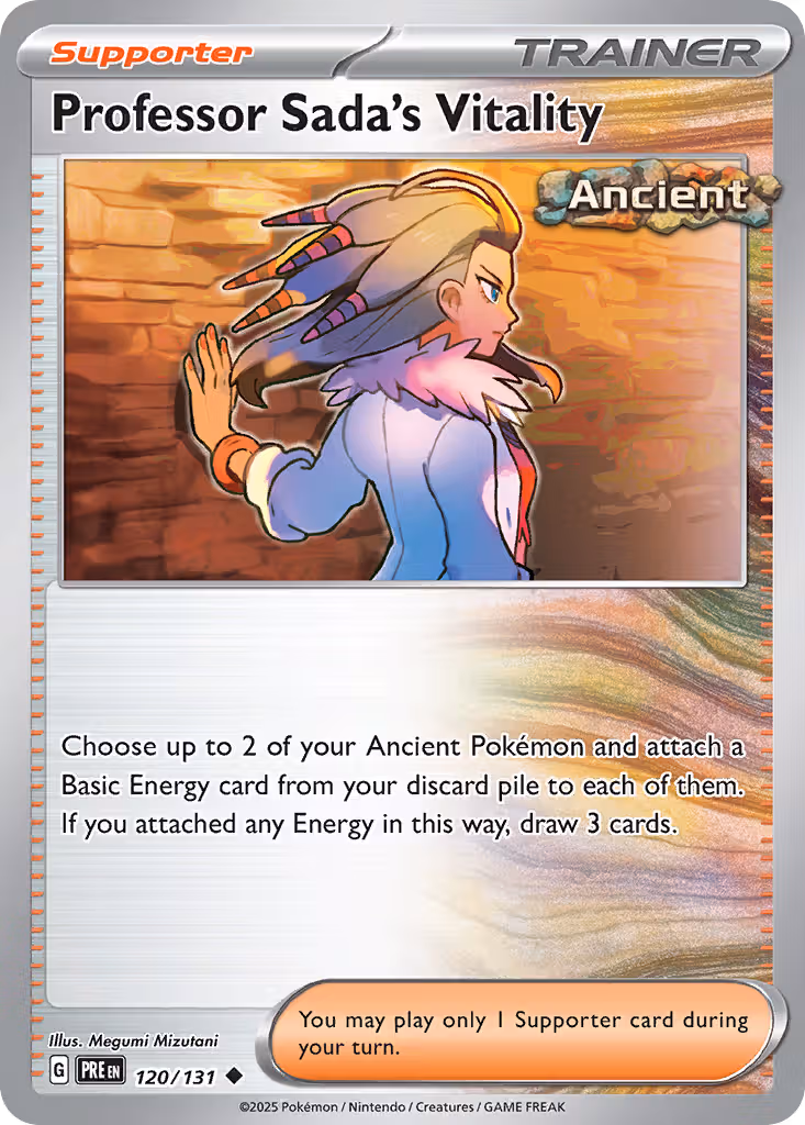 Professor Sada's Vitality 120/131 Pokemon card