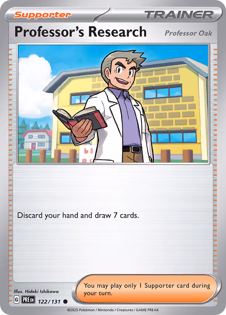 Professor's Research 122/131 Pokemon card