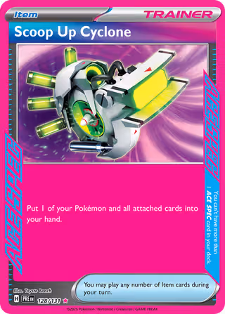 Scoop Up Cyclone 128/131 Pokemon card