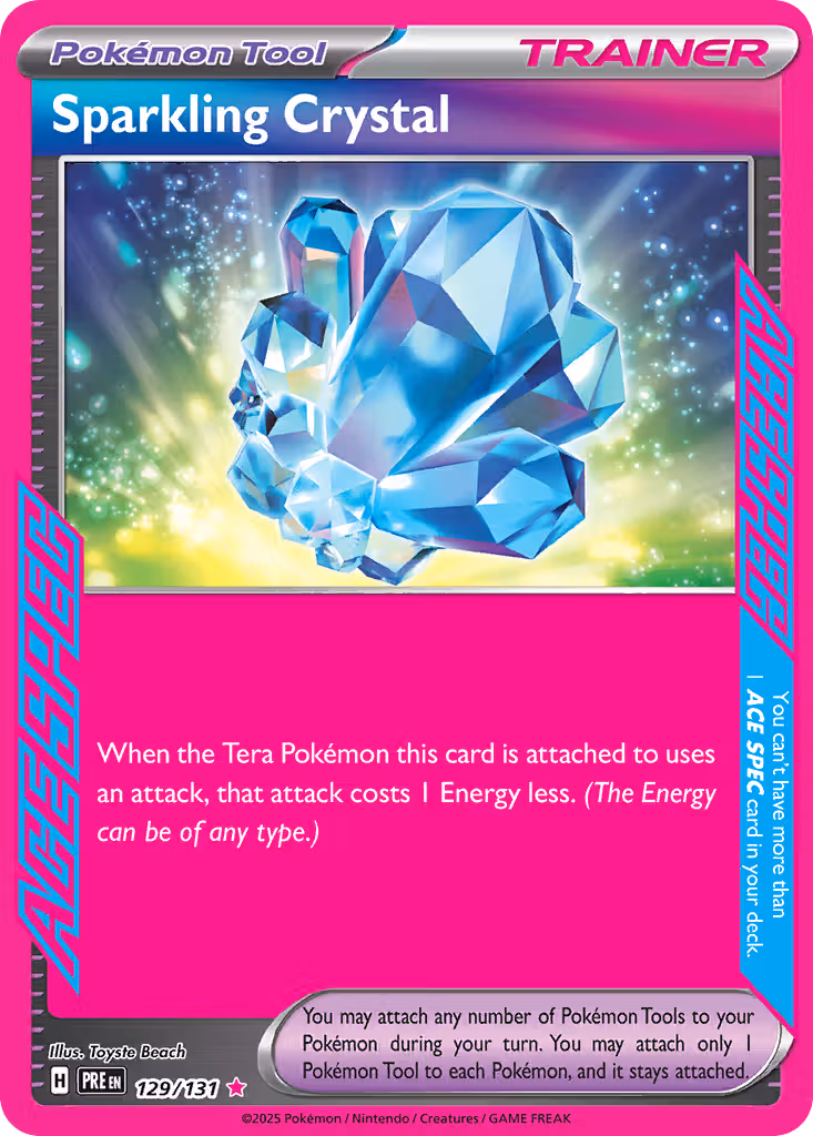 Sparkling Crystal 129/131 Pokemon card