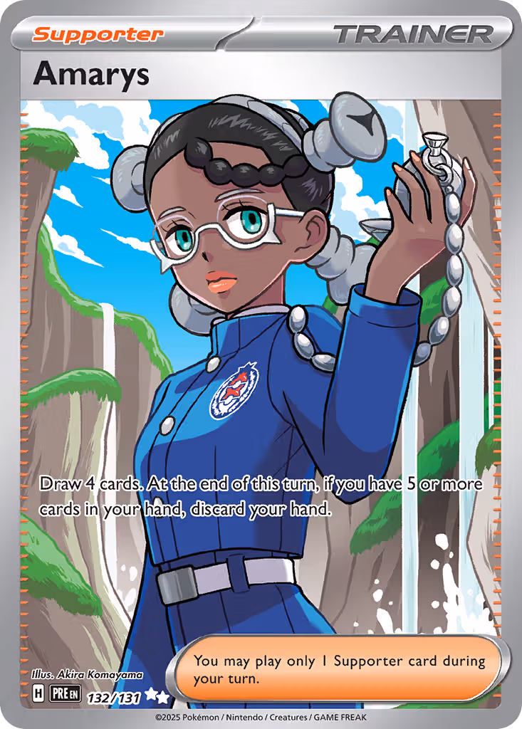 Amarys 132/131 Pokemon card