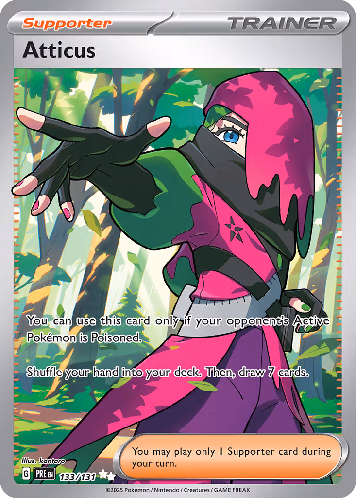 Atticus 133/131 Pokemon card