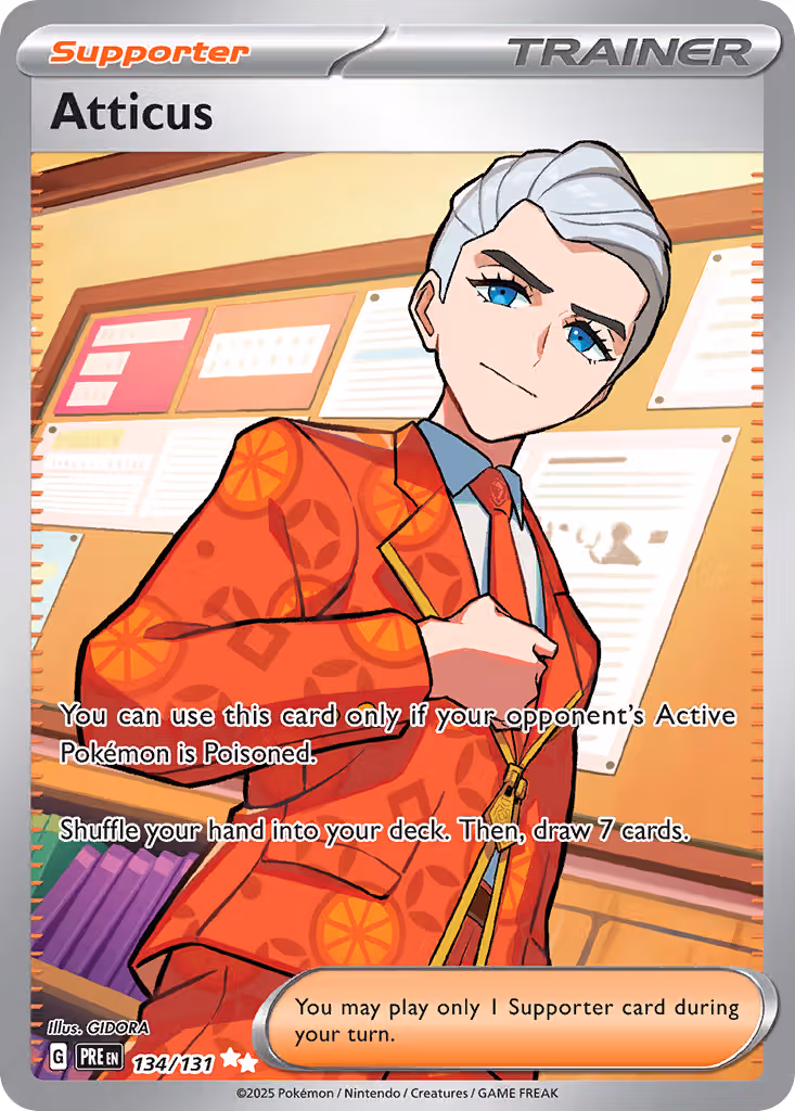 Atticus 134/131 Pokemon card