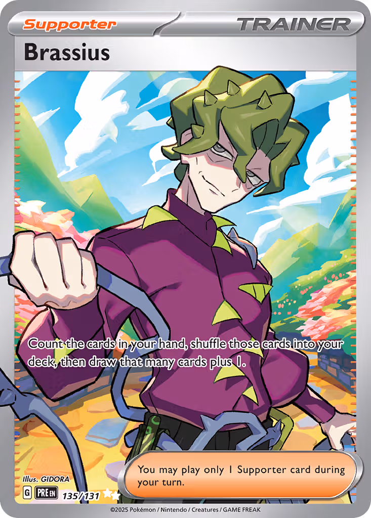 Brassius 135/131 Pokemon card