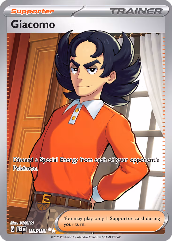 Giacomo 138/131 Pokemon card