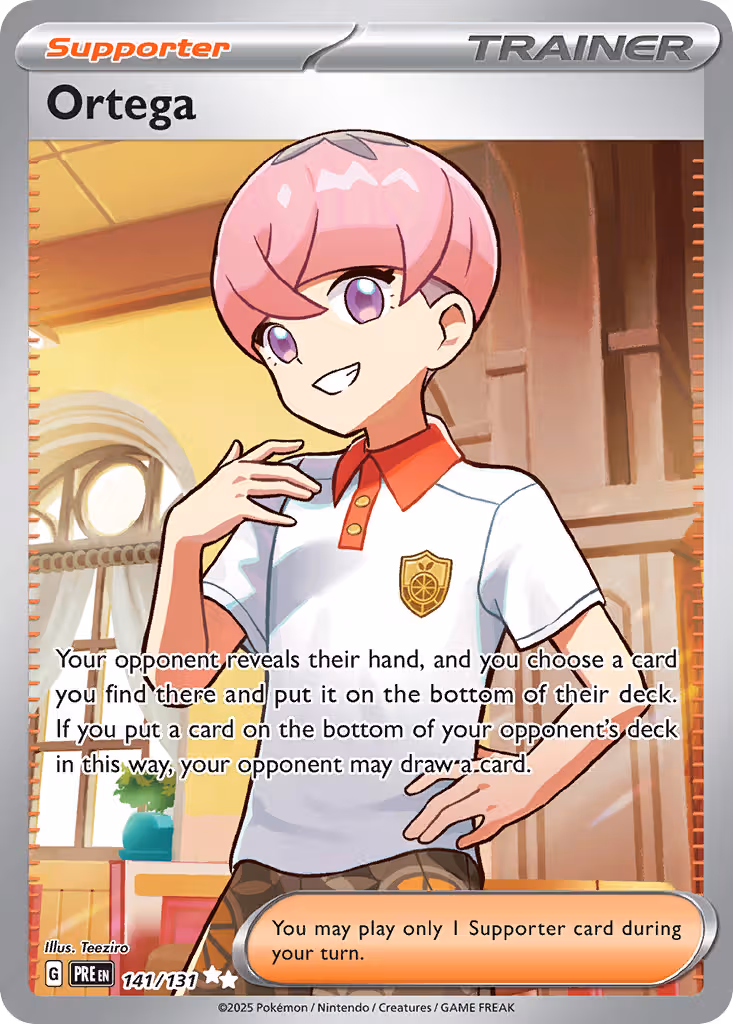 Ortega 141/131 Pokemon card