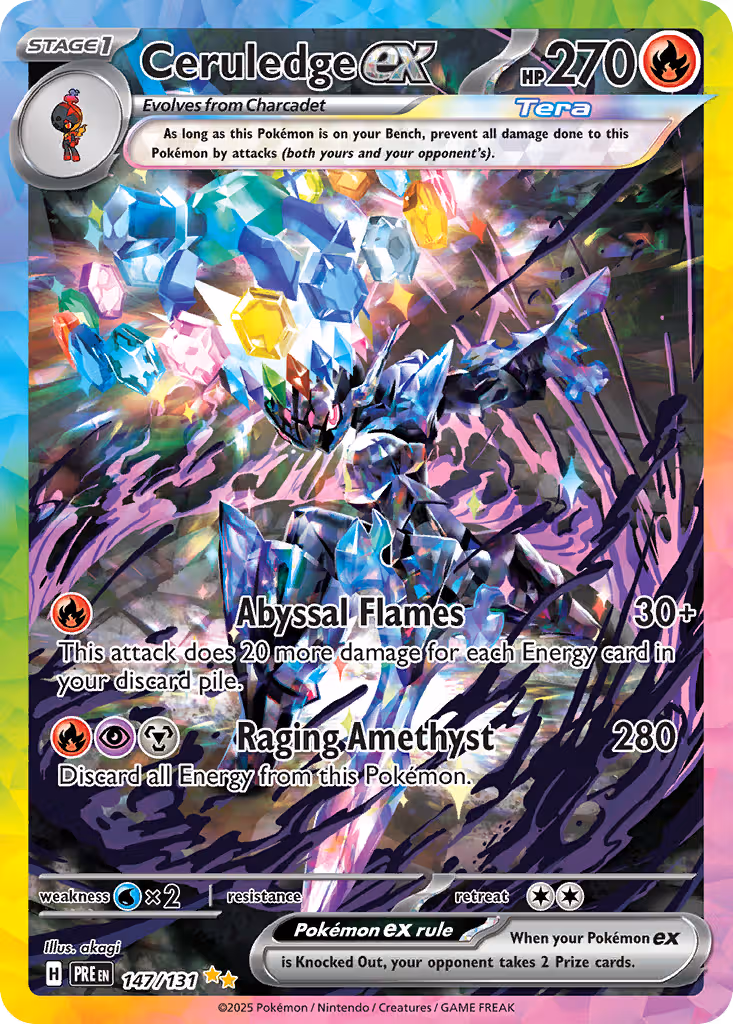 Ceruledge ex 147/131 Pokemon card