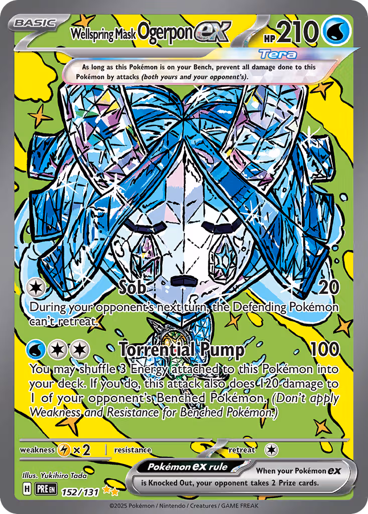 Wellspring Mask Ogerpon ex 152/131 Pokemon card
