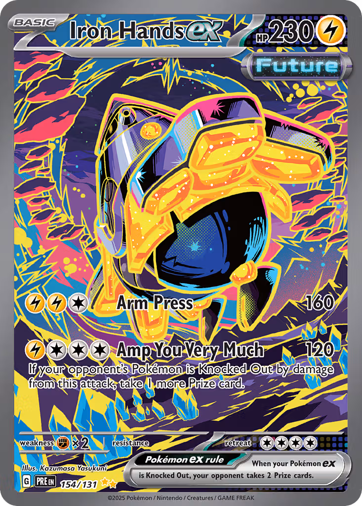 Iron Hands ex 154/131 Pokemon card