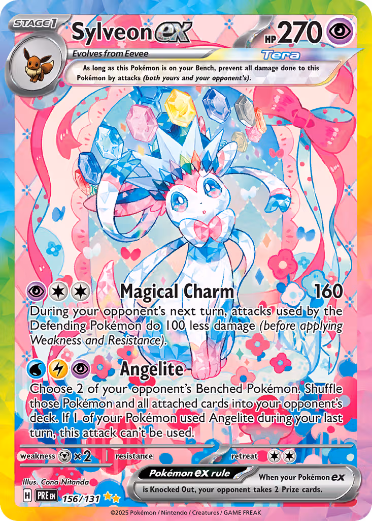 Sylveon ex 156/131 Pokemon card