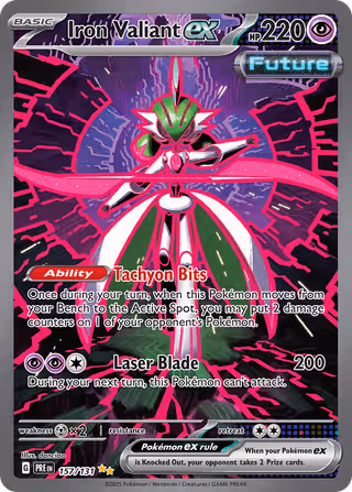 Iron Valiant ex 157/131 Pokemon card