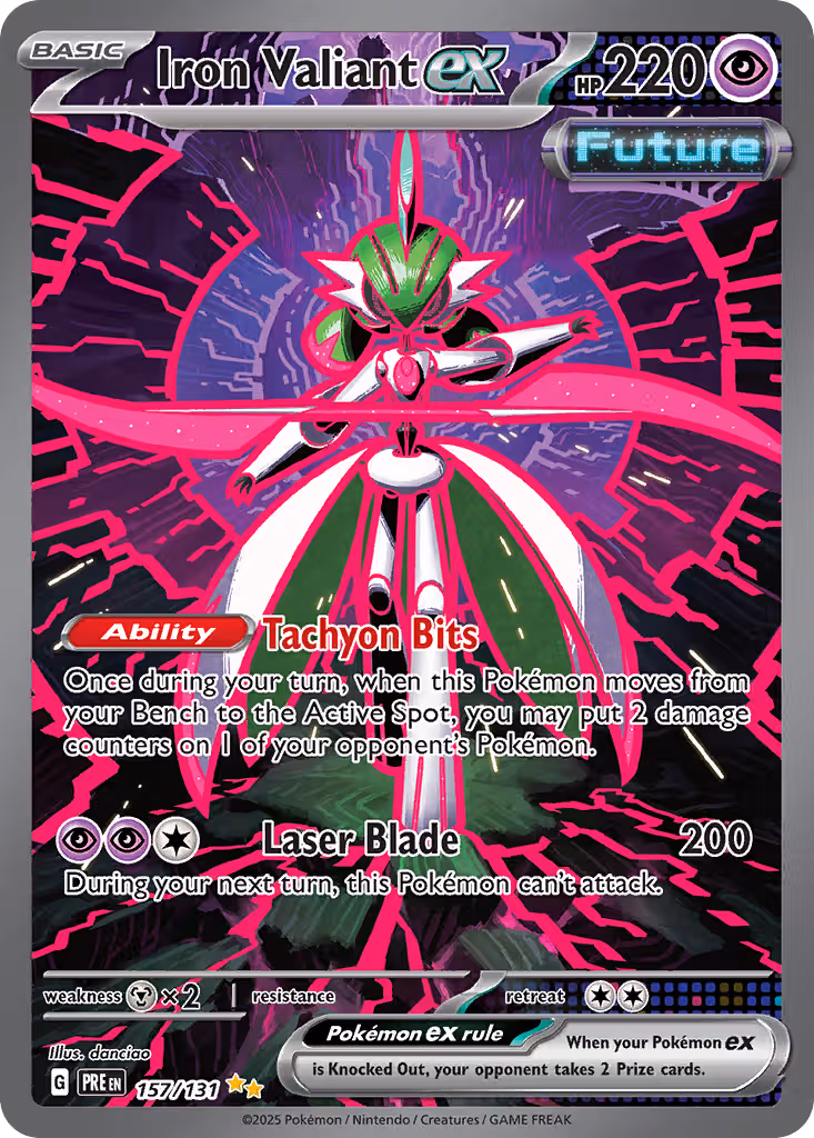 Iron Valiant ex 157/131 Pokemon card