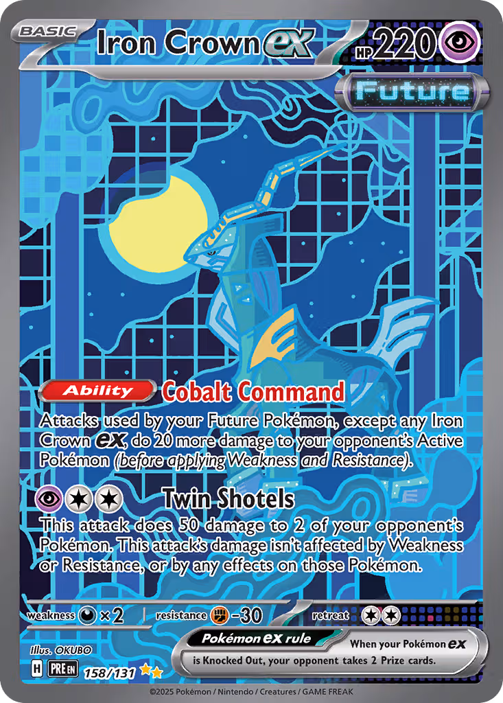Iron Crown ex 158/131 Pokemon card
