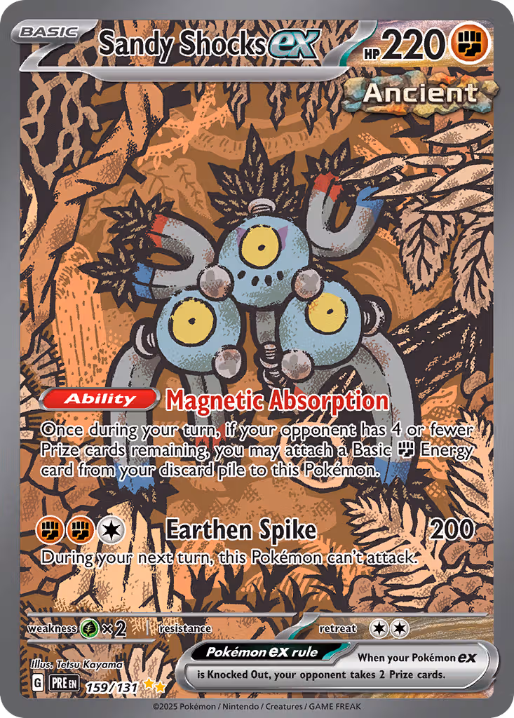 Sandy Shocks ex 159/131 Pokemon card