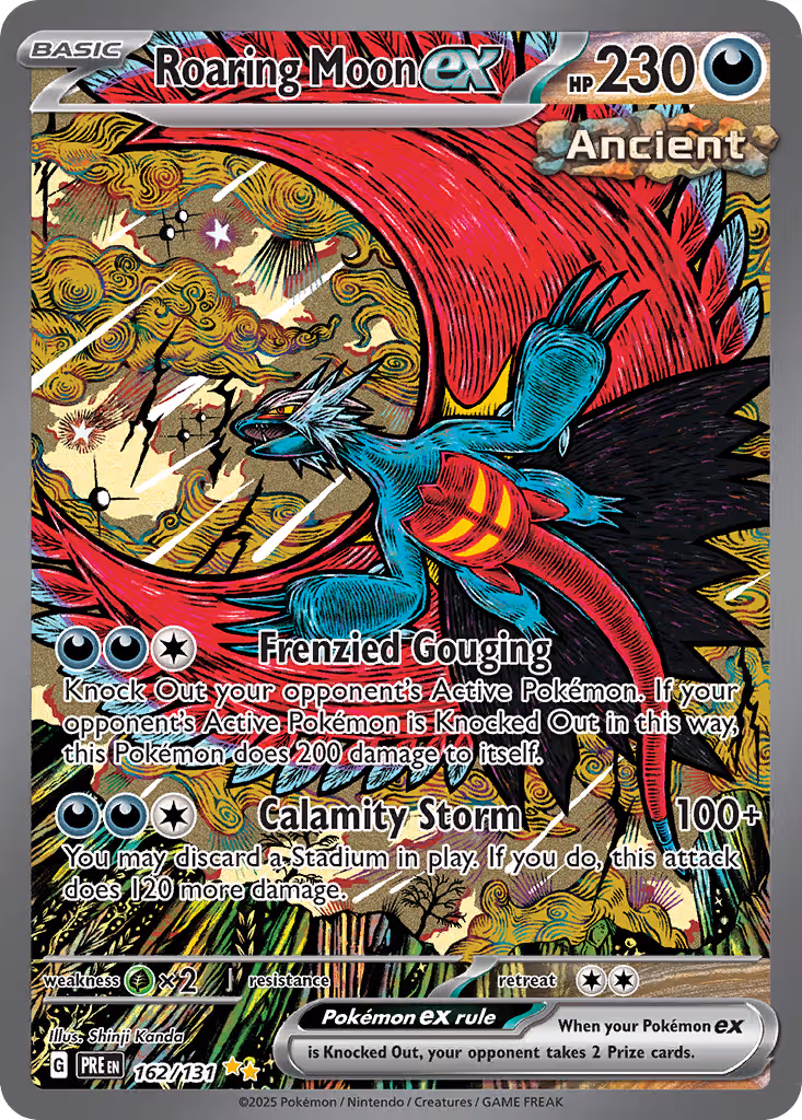 Roaring Moon ex 162/131 Pokemon card