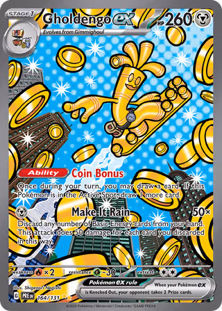 Gholdengo ex 164/131 Pokemon card