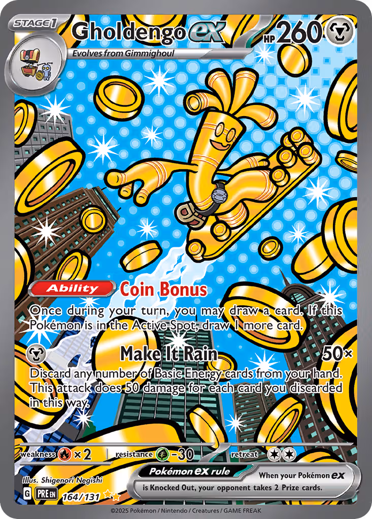 Gholdengo ex 164/131 Pokemon card