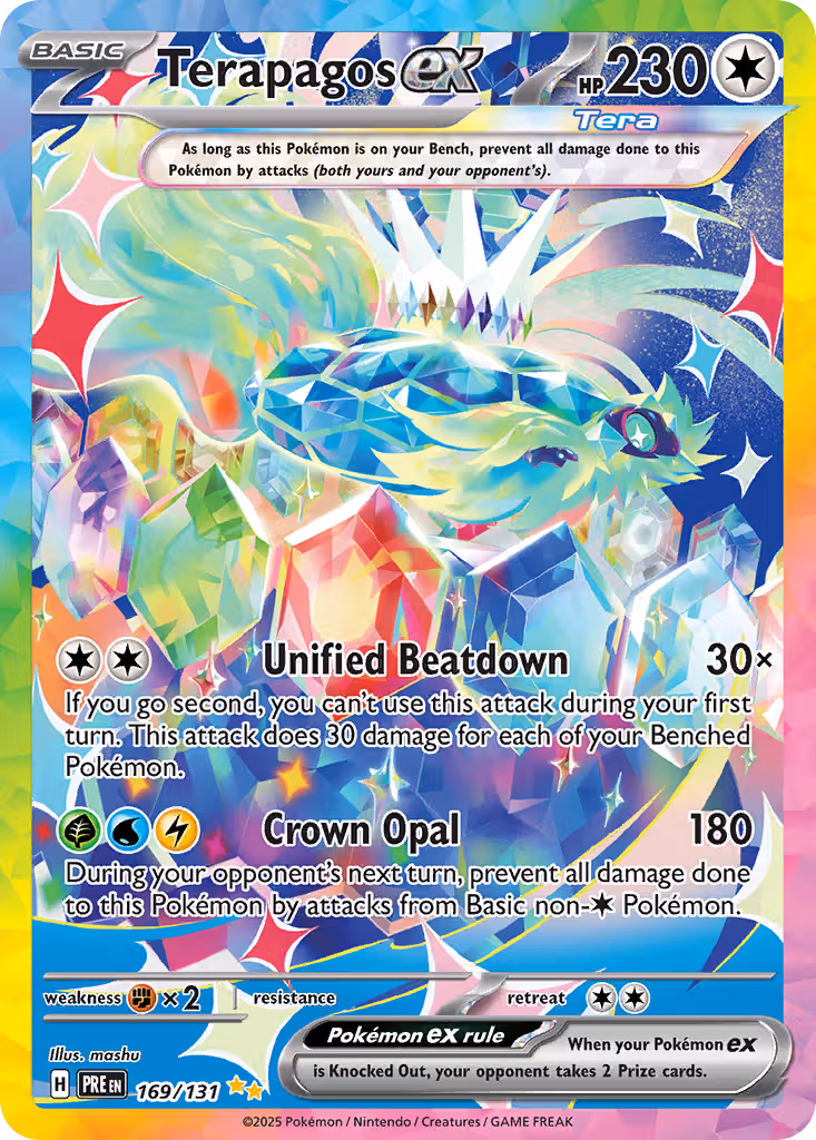 Terapagos ex 169/131 Pokemon card